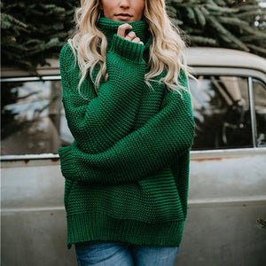 
            
                Load image into Gallery viewer, Knit Turtleneck Sweater- Multiple Colors
            
        